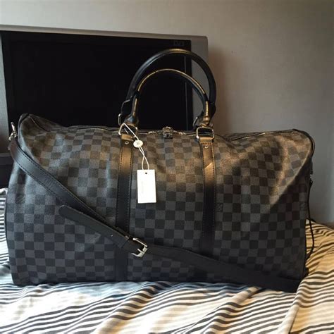 lv duffle bag men's|louis vuitton weekend bag men's.